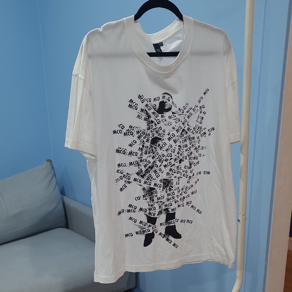 Alexander McQueen White Graphic T-Shirt